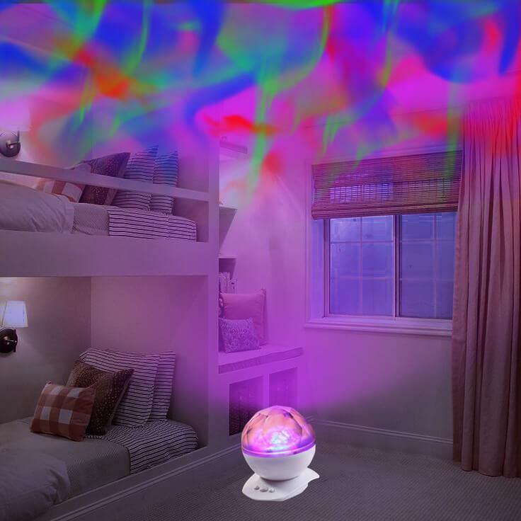 Abajur Projetor Aurora Diamante