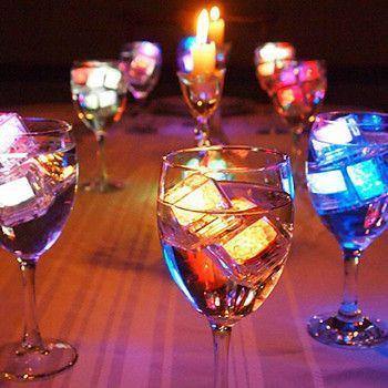 Jogo de Cubos de Gelos de LED com Ativação por Água!