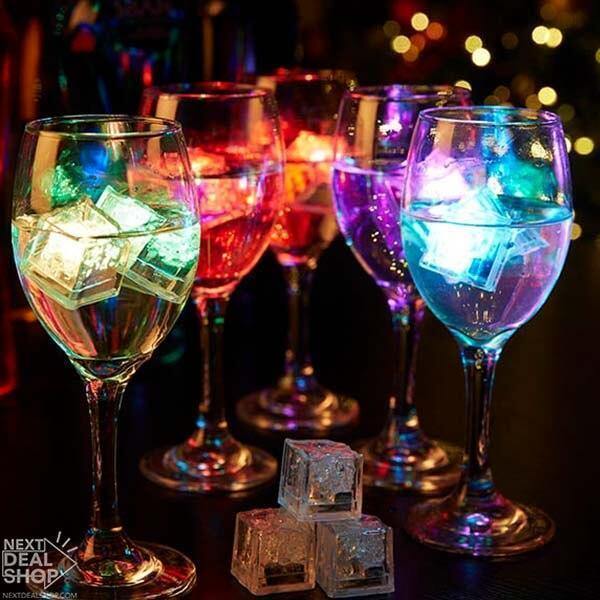 Jogo de Cubos de Gelos de LED com Ativação por Água!