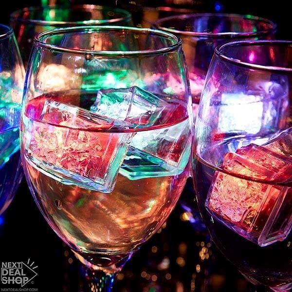 Jogo de Cubos de Gelos de LED com Ativação por Água!